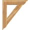 Ekena Millwork Traditional Traditional Rough Sawn Bracket w/ Offset Brace, Western Red Cedar, 8"W x 34"D x 40"H BKT0806X34X40TRA01RWR - alternate 4
